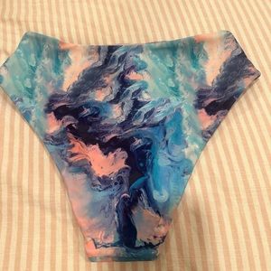 Marble Swimsuit Bottoms